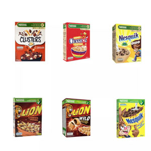 Free Nestle Cereal Products
